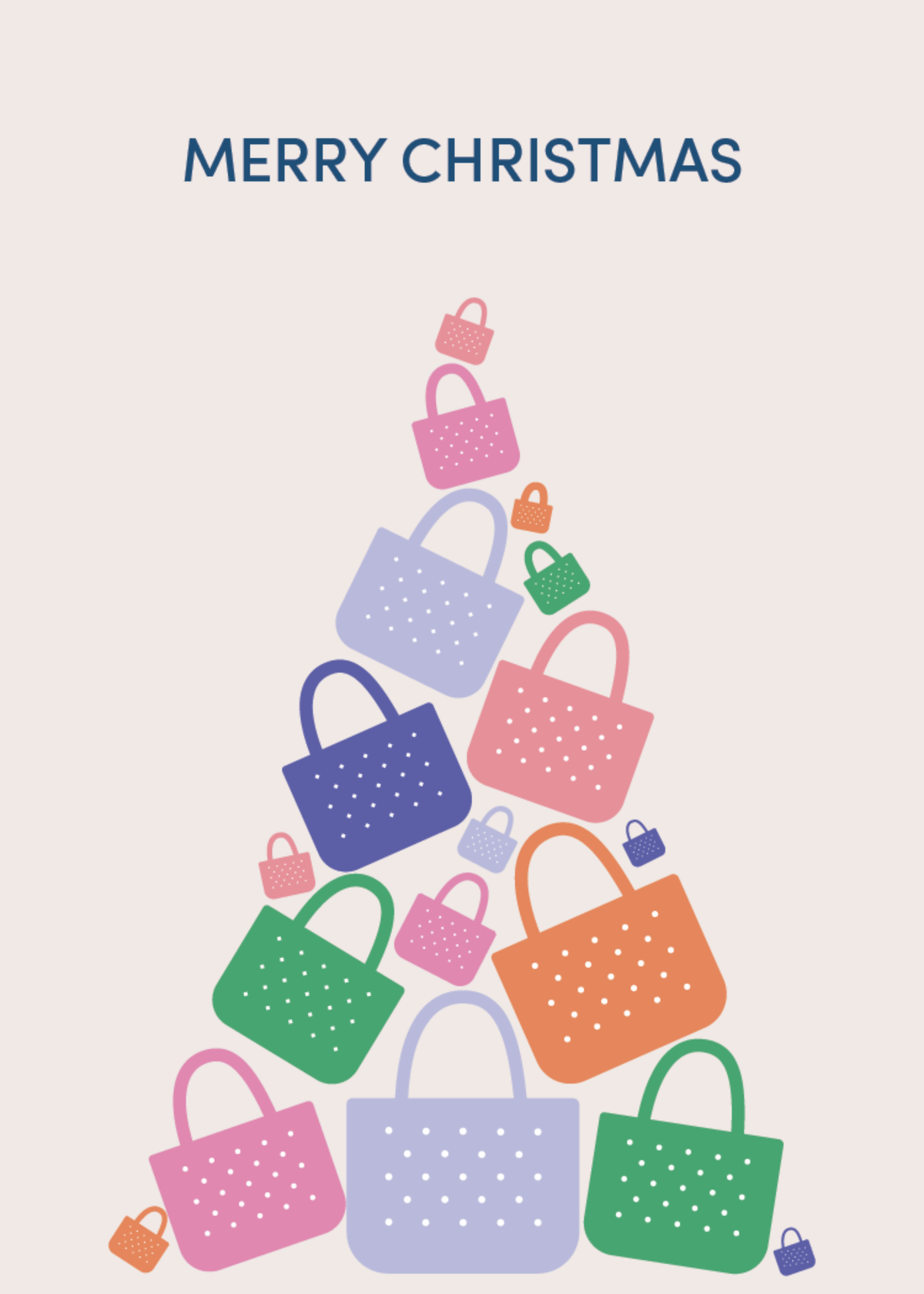 Merry Christmas Greeting Card W7
