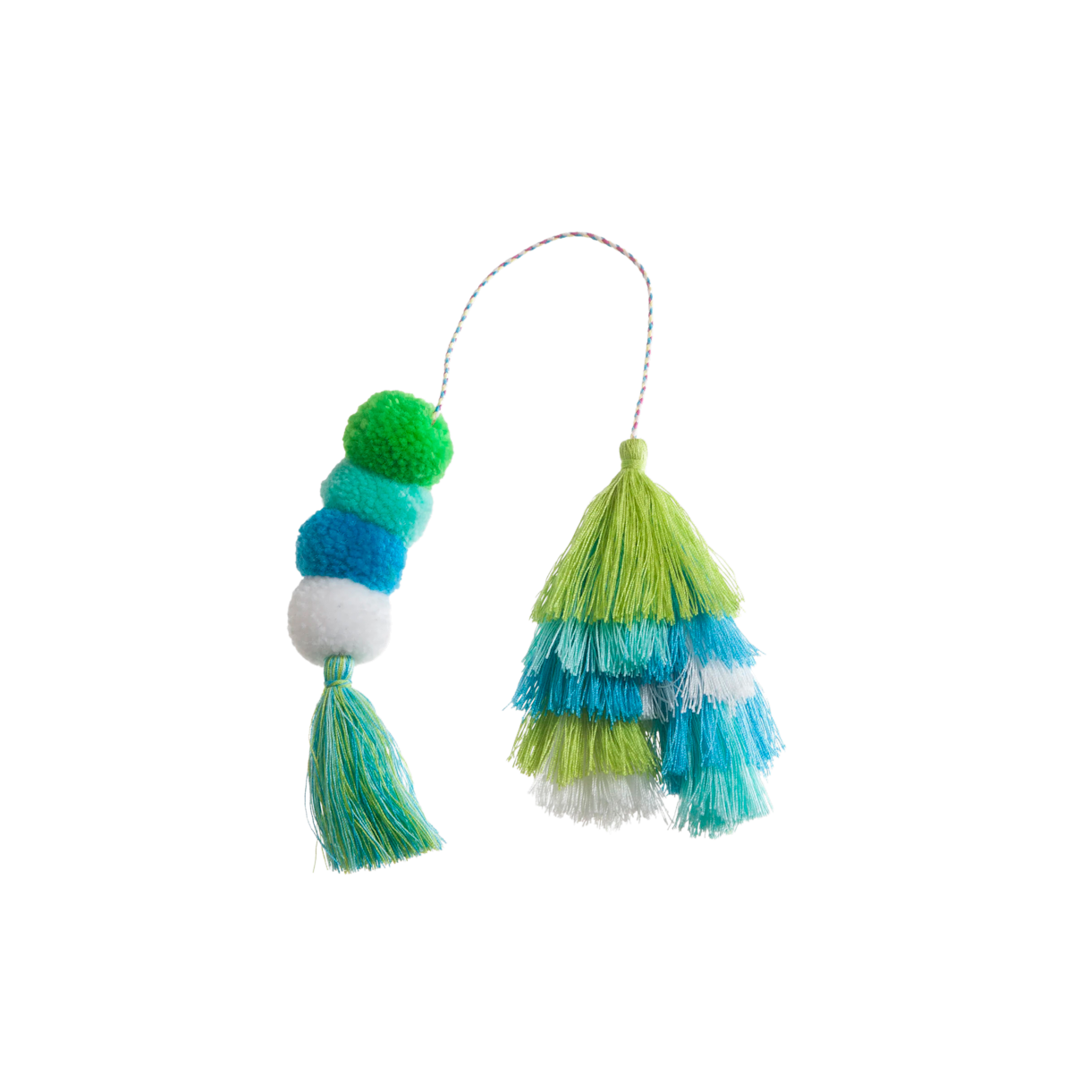 Bauble - Seaweed Double Tassel A9