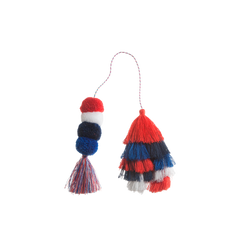 Bauble - Usa Double Tassel H6