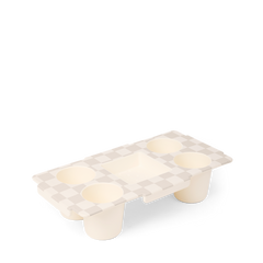 Top o' the to Ya - Checkered Coconut/Mushroom N0