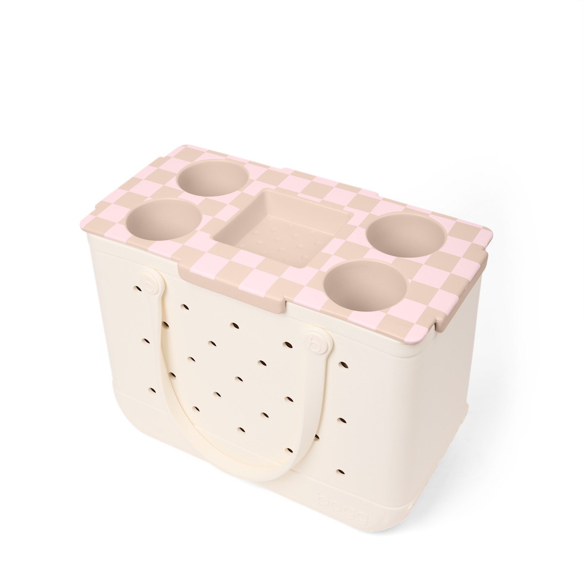Top o' the to Ya - Checkered Linen/ Pink Marshmallow W6