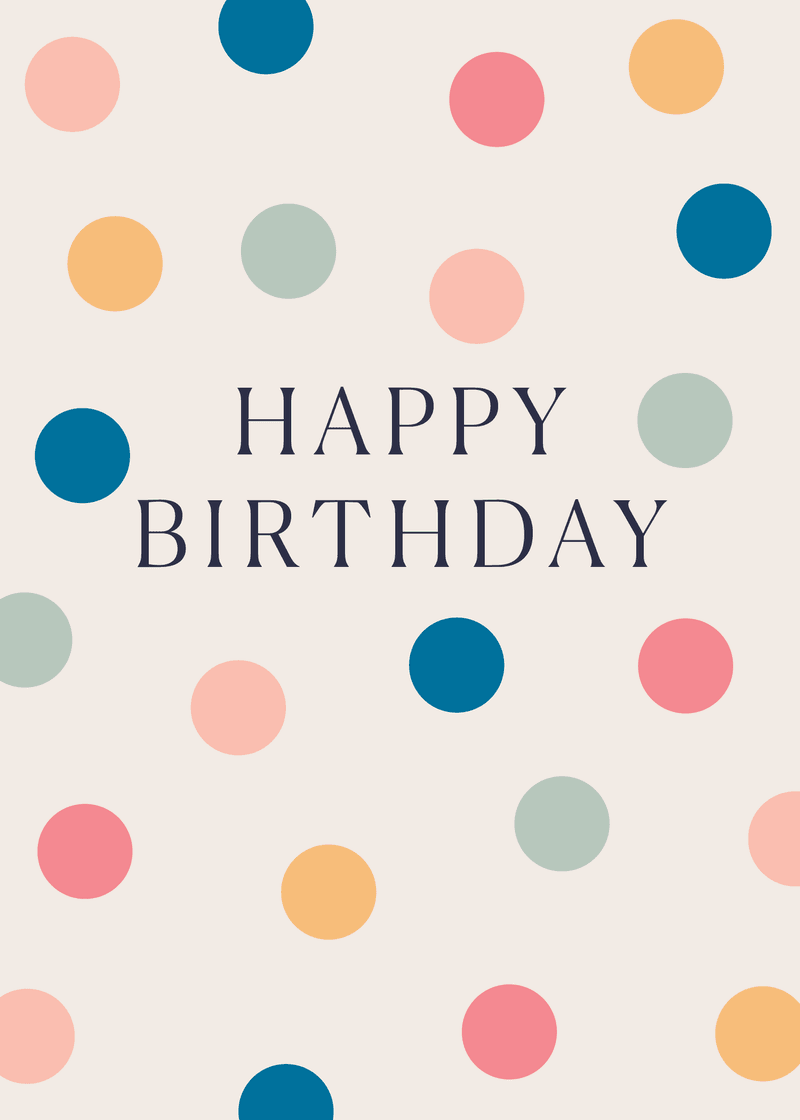 Happy Birthday Greeting Card S3