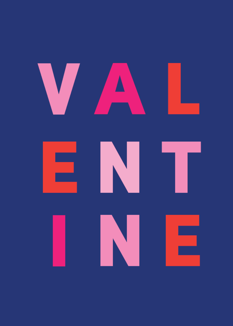 Valentine Greeting Card E4