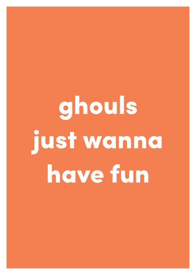 Ghouls Greeting Card Y4