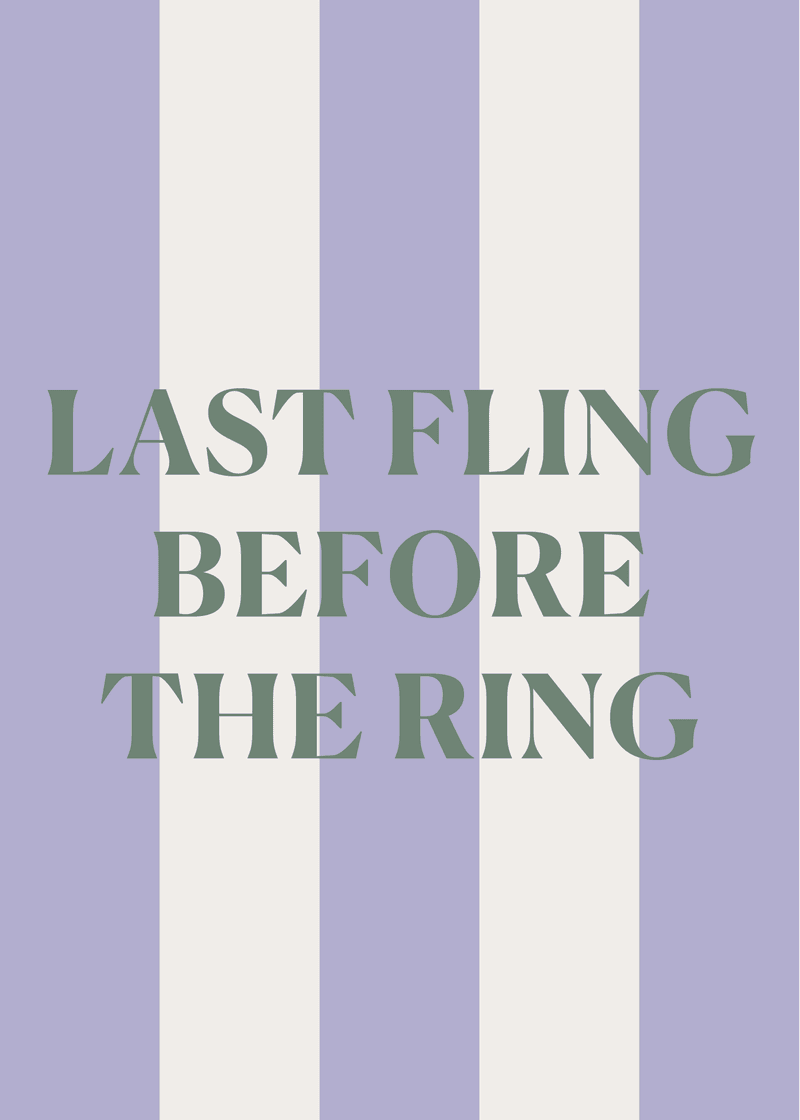 Last Fling Greeting Card L9