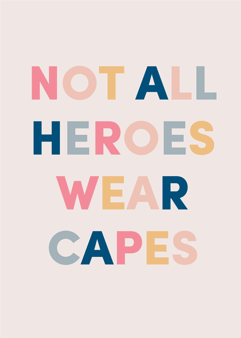 Heroes Greeting Card O2