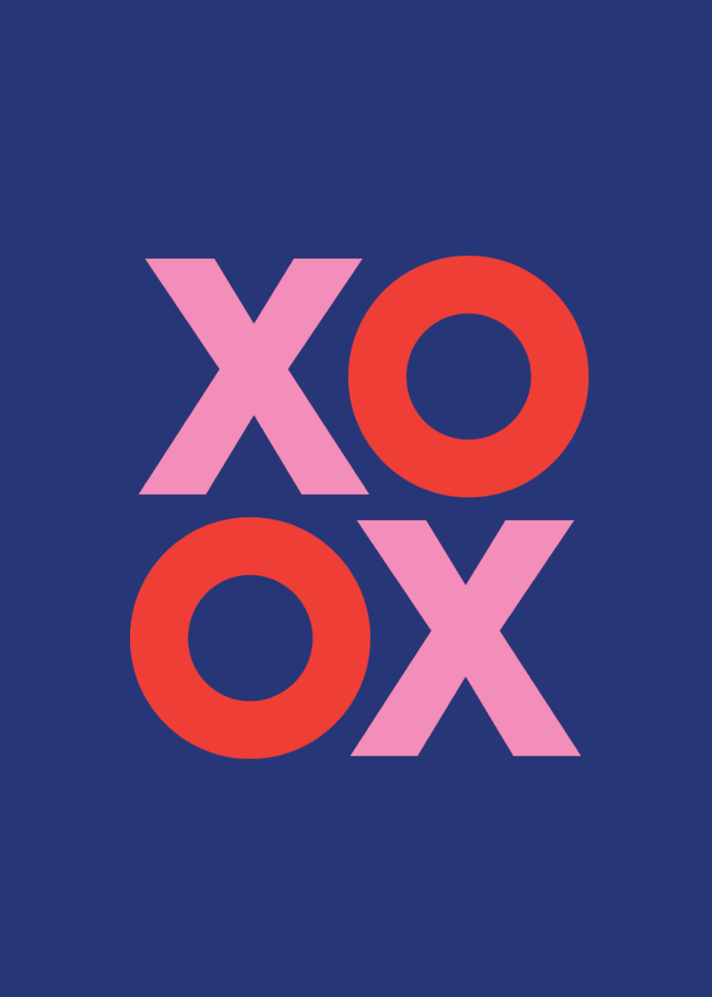XOXO Greeting Card I7