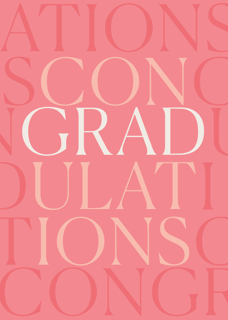 Graduation Congratulations Greeting Card H2