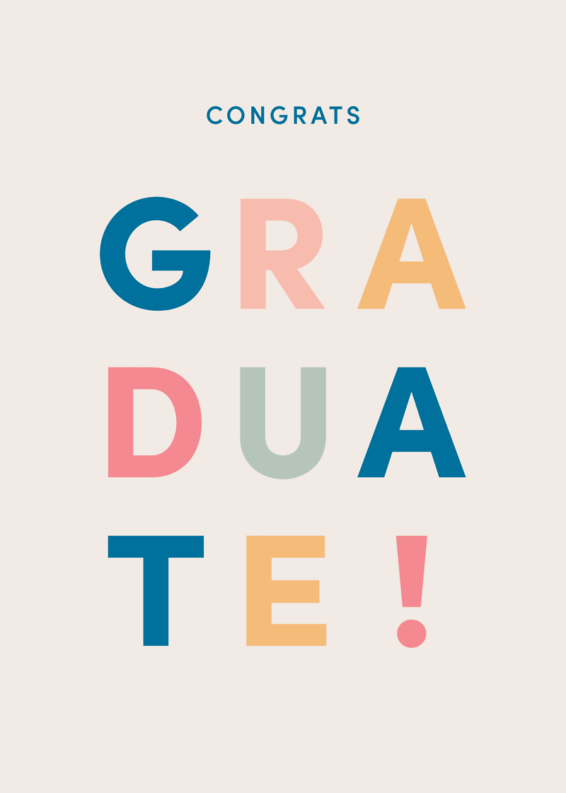 Graduation Graduate Greeting Card D0