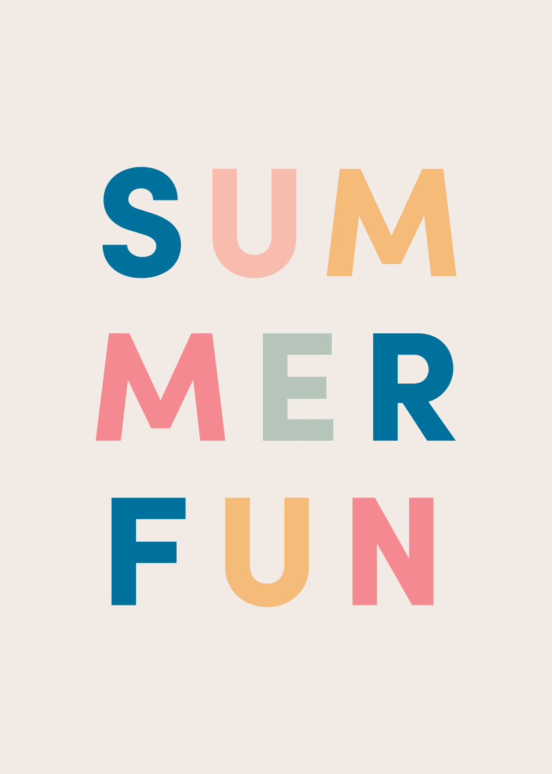 Summer Fun Greeting Card S5