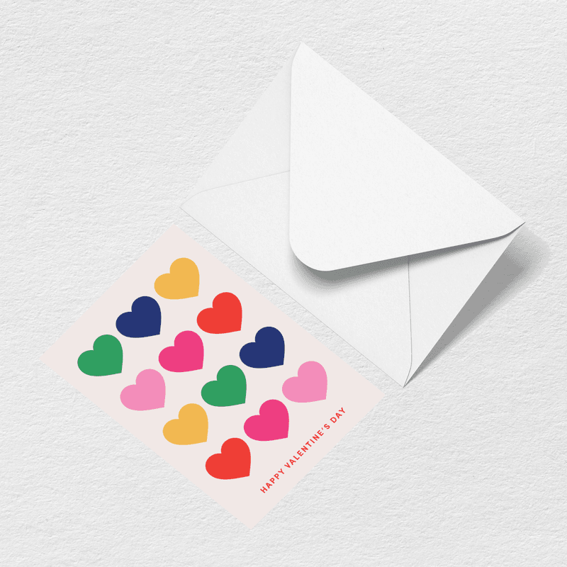 Hearts Greeting Card S4