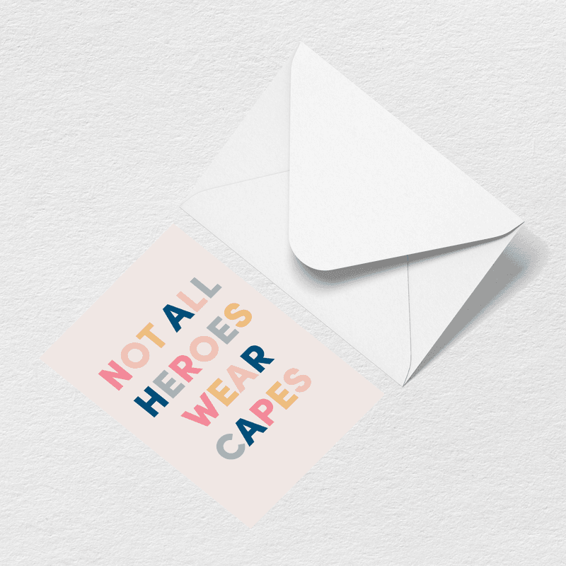 Heroes Greeting Card O2