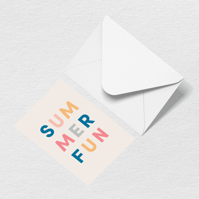 Summer Fun Greeting Card S5