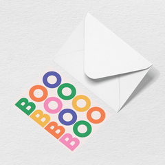 Boo Greeting Card M2