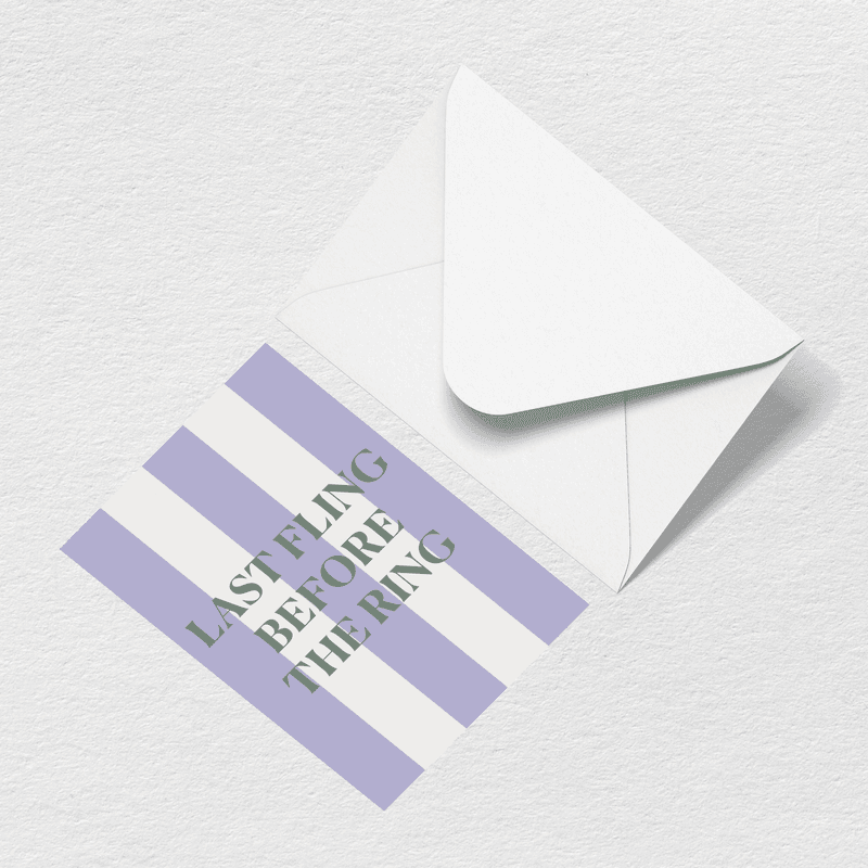 Last Fling Greeting Card L9